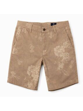 AG Adriano Goldschmied Wanderer Shorts Mens 31 Slim Trouser Floral Print NEW